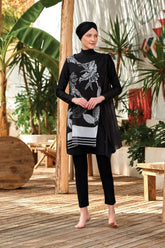 Maresiva Burkini Swimsuit-8038  Voile